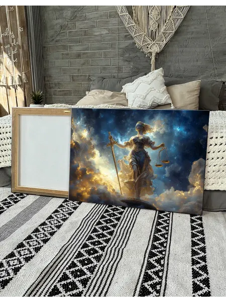 Myholstik Картина "Фемида в космосе" 30x40