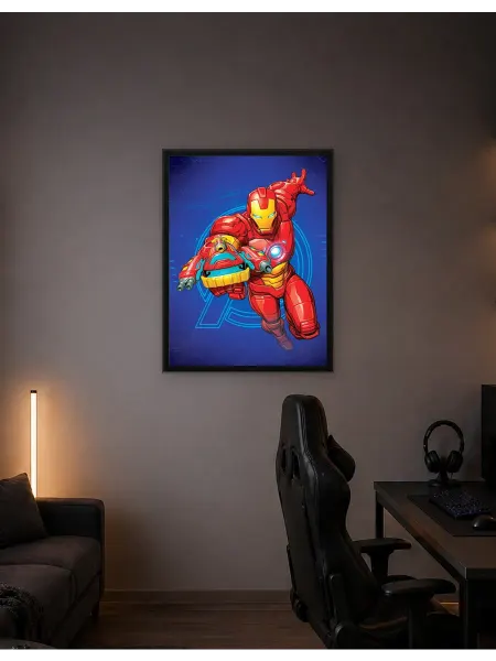 Postersbase Постер Железный человек Поза действия 30x40