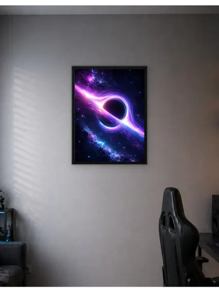 Postersbase Постер Черная дыра в космосе 30x40