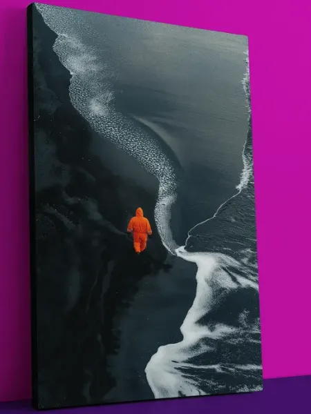 YOU CAN ART Картина 30х40 Человек на пляже