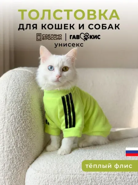 ГавКис Толстовка для кошек и собак мелких пород