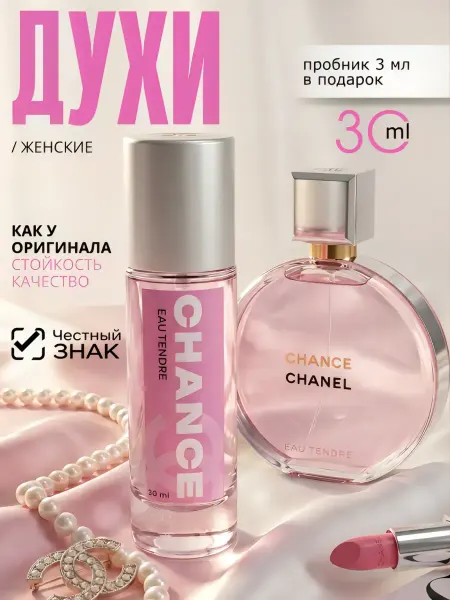 Parfume de Paris Духи женские Chanel Chance Eau Tendre Шанель Шанс Тендер 30…