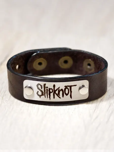 33 сувенира Браслет кожаный Slipknot Слипнот