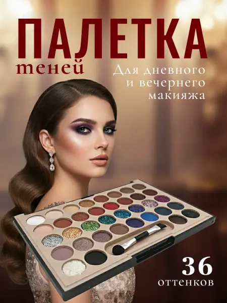 GoldCosmo Тени для век, палетка 36