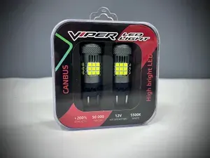 Светодиодные лампы VIPER W21/5W с обманкой для LADA ВАЗ Vesta / 7440 M3030 36SMD / Супер Яркие автомобильные led лампочки