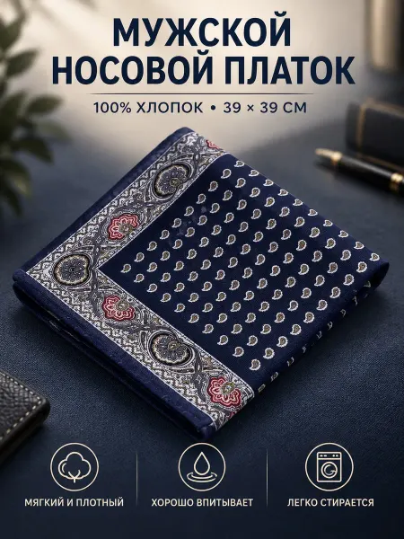 Pastel_lux Носовой платок 39х39 см