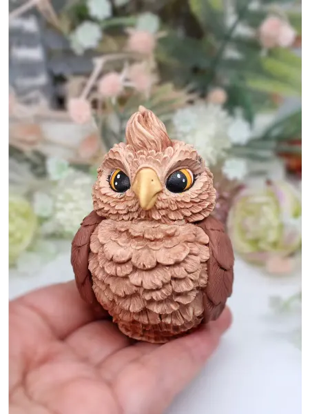 Самоварочка Сова форма силиконовая 3D для мыла и шоколада