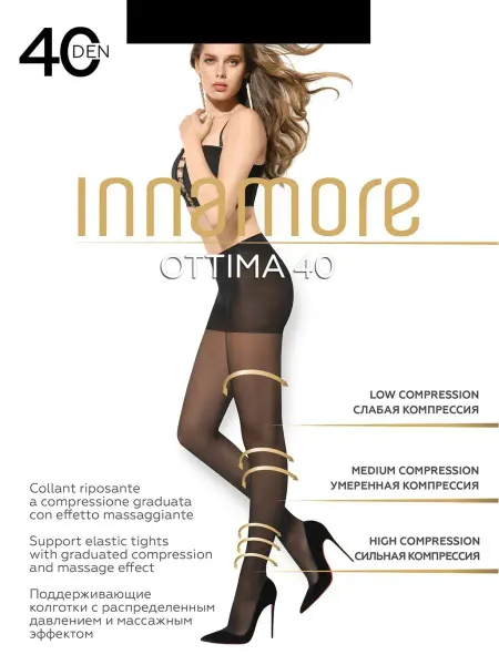 INNAMORE Колготки женские капроновые поддерживающие 40 DEN