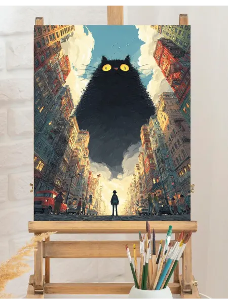 Art on Canvas Символ города Картина по номерам на холсте 40х50 см