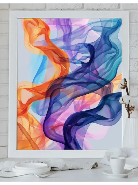 Art on Canvas Завораживающий дым Картина по номерам на холсте 40х50 см
