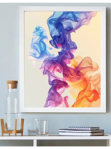 Art on Canvas Фиолетовый дым Картина по номерам на холсте 40х50 см