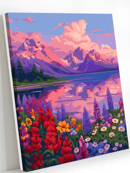 Art on Canvas Живописный пейзаж Картина по номерам на холсте 40х50 см