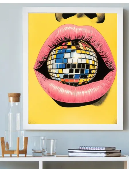 Art on Canvas Зеркальный поцелуй Картина по номерам на холсте 40х50 см