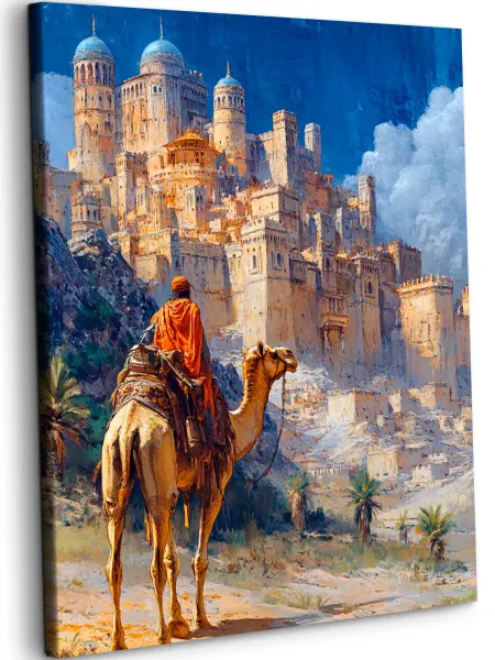 Art on Canvas Кочевник в пустыне Картина по номерам на холсте 40х50 см