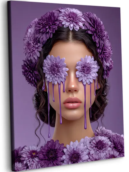 Art on Canvas Цветок Картина по номерам 40х50 см