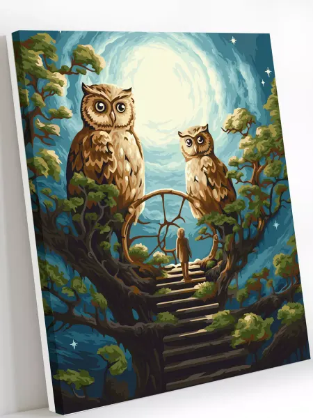Art on Canvas Путь к свету Картина по номерам на холсте 40х50 см