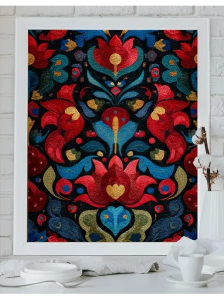 Art on Canvas Узор Картина по номерам на холсте 40х50 см