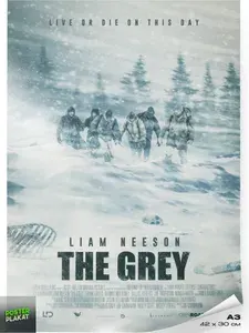 Постер Схватка, The Grey, по мотивам фильма, для интерьера, А3 (420х297 мм), Постер Плакат