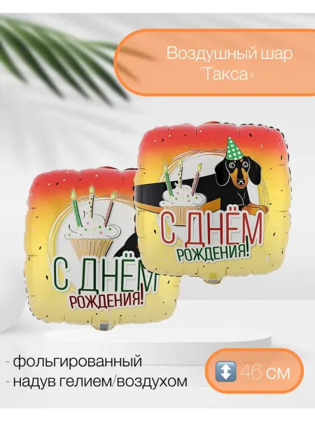 Anagram (США) Воздушный шар ДР Такса 46 см