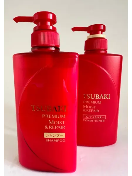 TSUBAKI шампуньPremium Moist (кондиционер)490+490 мл
