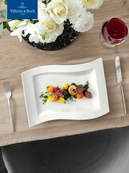 Villeroy & Boch Блюдо сервировочное 49х30 см, NewWave, Премиум-Фарфор