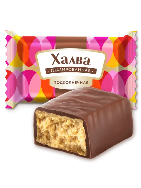 Мед и Конфитюр Конфеты халва подсолнечная глазированная 1 кг