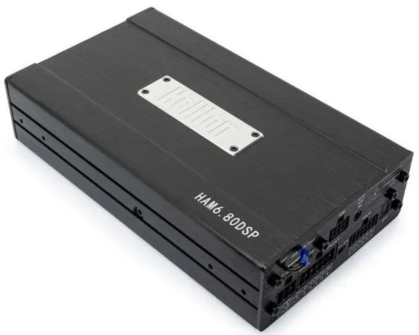 Усилитель автомобильный Hellion HAM 6.80DSP шестиканальный, 6х80Вт (4Ом), встроенный 8 канальный процессор