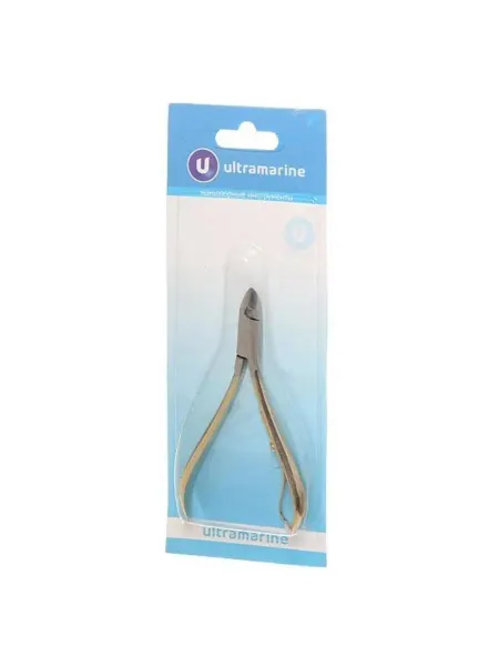 Ultramarine Кусачки для кутикулы золотые 9,5 см маникюрные