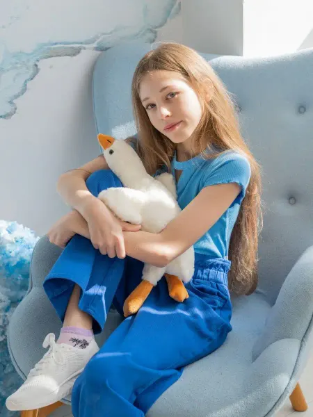Qubao Мягкая игрушка гусь обнимусь 50 см