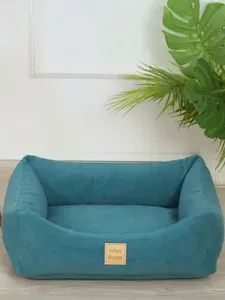 Лежанка для собак со съемным чехлом IvPetRoom Comfort XS 50х40 микровелюр