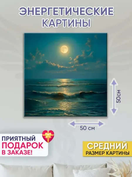 Точка силы Картина на стену для интерьера 50х50 см