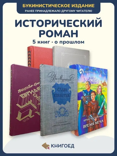 Книгоед исторические романы Стаднюк Голон Ерашов Муравьев