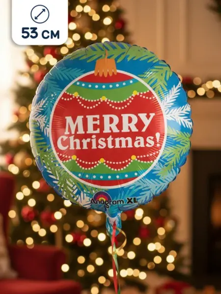 ANAGRAM Воздушный шар Merry Christmas 53 см