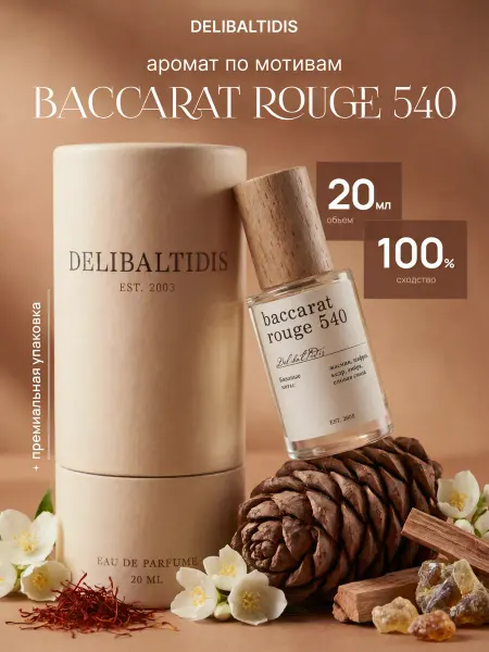 DELIBALTIDIS Духи Baccarat Rouge 540 20 мл