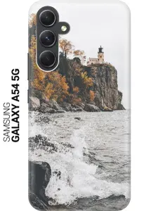 Силиконовый чехол на Samsung Galaxy A54 5G / Самсунг А54 с принтом "Северный маяк"