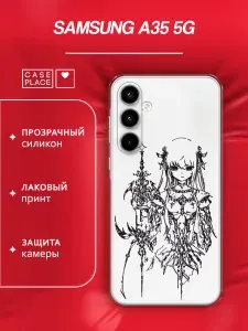 Чехол на Самсунг А35 5G, прозрачный