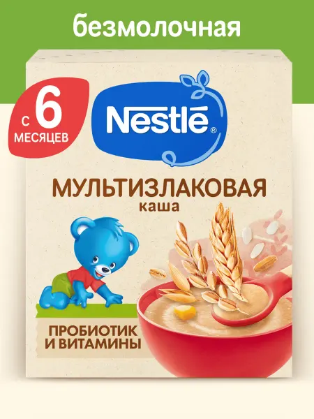 Nestle Каша безмолочная детская NESTLÉ мультизлаковая, с 6 месяцев…