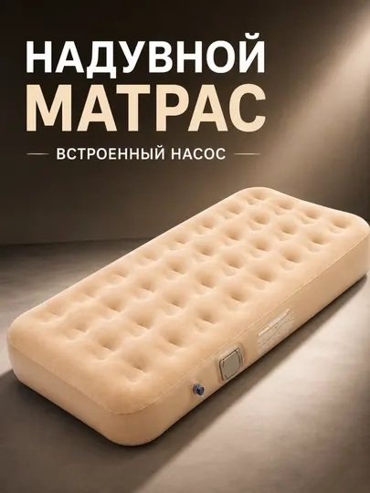Матрас, надувная кровать, матрас для отдыха, для дачи, сада, гостиницы, дома и офиса