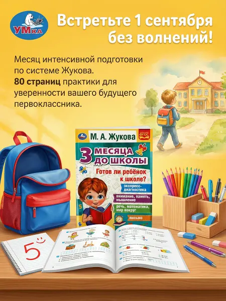 Умка Книга для детей Готов ли ребёнок к школе Жукова