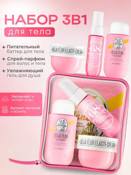 Парфюмированный набор спрей мист для тела Face in beauty 68