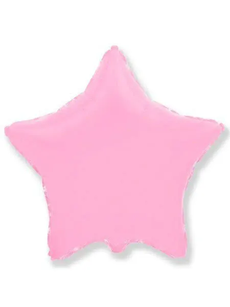 Holiville Шар Звезда Розовый Pink baby, 81 см, 1 шт