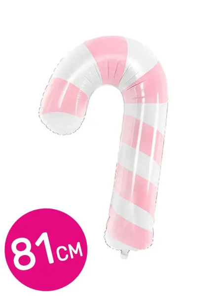 PartyDeco Воздушный шар Леденец трость, 81 см