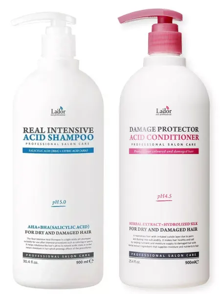 LADOR Для сухих и поврежденных Real Damage Acid набор 900ml