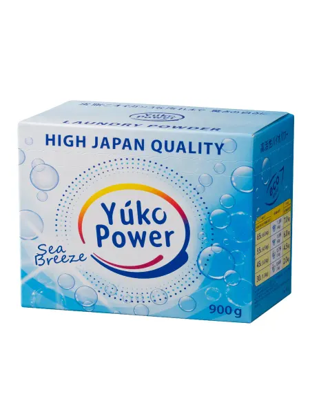 Yuko Power Sea Breeze Стиральный порошок с ароматом свежести 900г