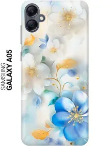 Силиконовый чехол на Samsung Galaxy A05 с принтом "Цветочная нежность"