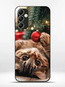 Новогодний чехол для телефона Samsung A14