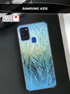 Силиконовый чехол на Samsung Galaxy A21s / Самсунг А21s Лёд