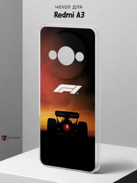 QuestCase Чехол на Redmi A3 с принтом Машина