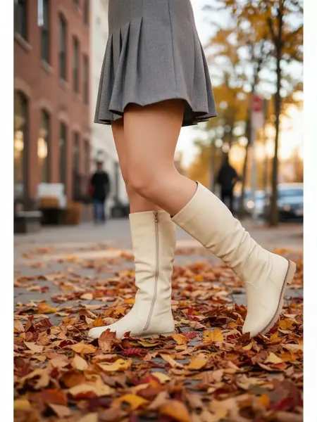 ABI-SHOES Демисезонные сапоги из натуральной кожи