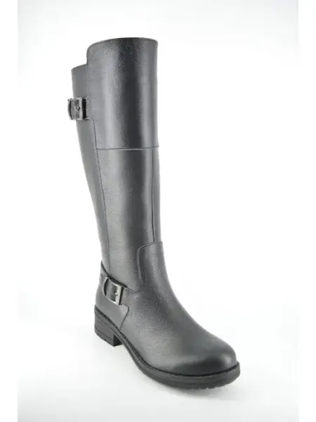 ABI-SHOES Зимние черные сапоги из натуральной кожи